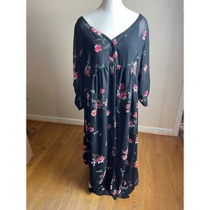 Torrid Long Sleeve maxi dress